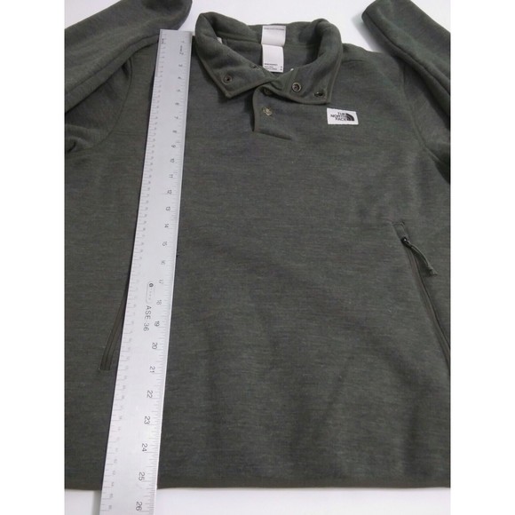 North Face Men's Medium Sherpa Patrol 1/4 Snap Pullover Sweater Mock Wool Fleece - Picture 10 of 10